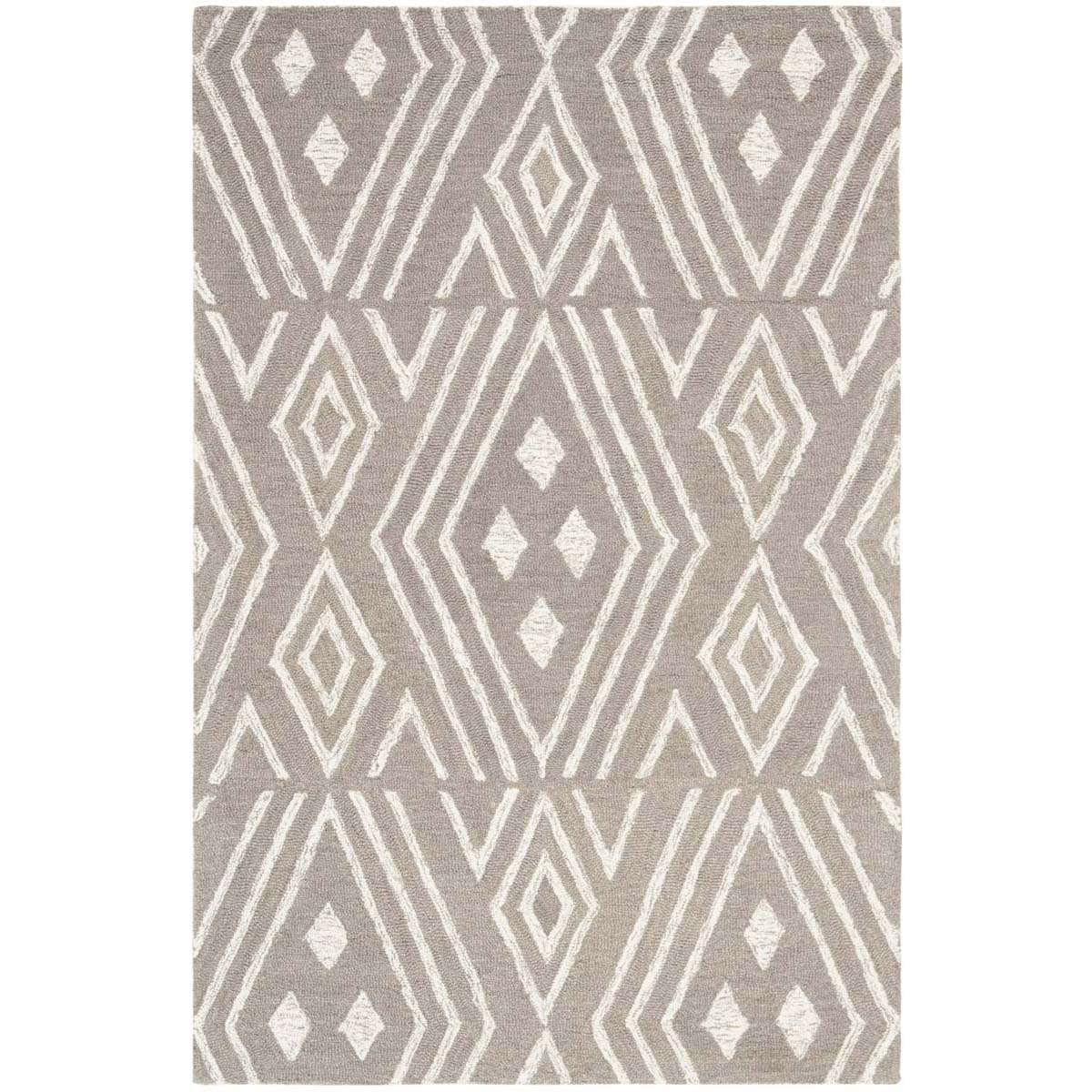 Safavieh Micro-Loop 609 Rug, MLP609 - Grey / Ivory