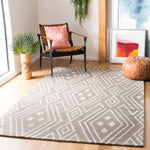 Safavieh Micro-Loop 609 Rug, MLP609 - Grey / Ivory