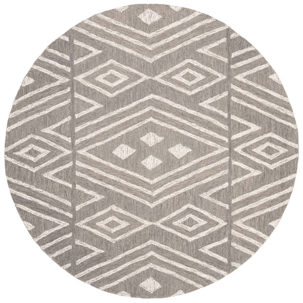 Safavieh Micro-Loop 609 Rug, MLP609 - Grey / Ivory