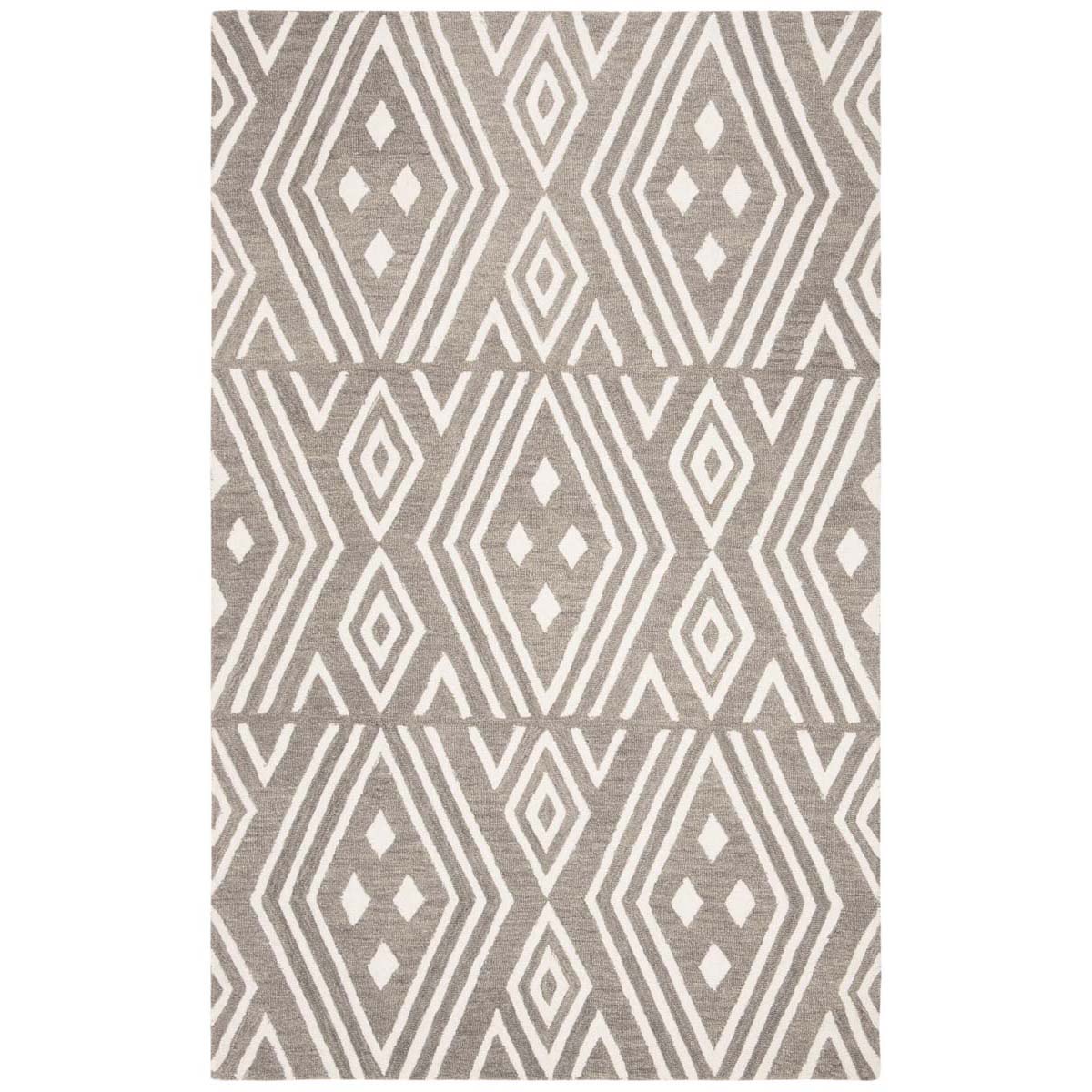 Safavieh Micro-Loop 609 Rug, MLP609 - Grey / Ivory