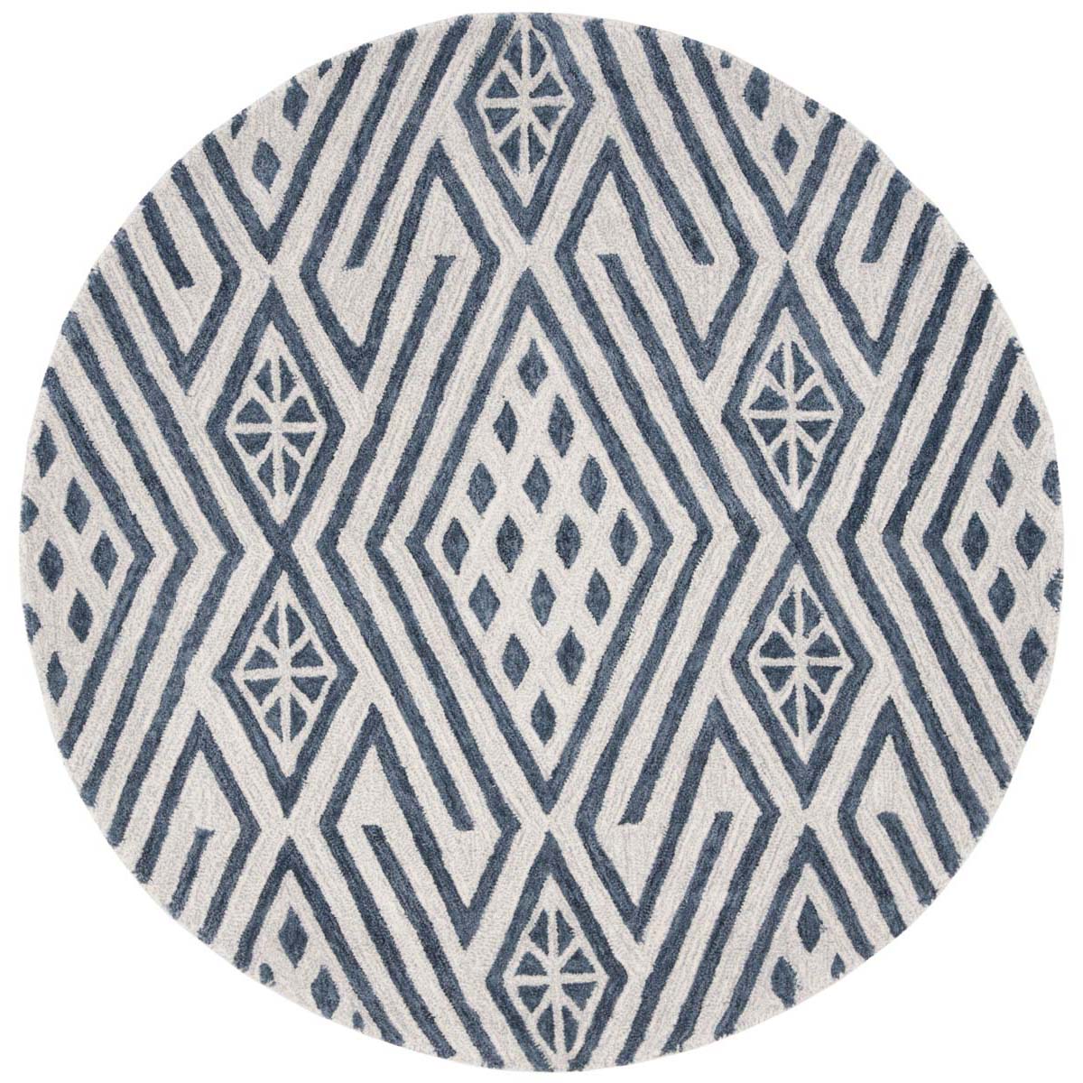 Safavieh Micro-Loop 611 Rug, MLP611 - Blue / Ivory