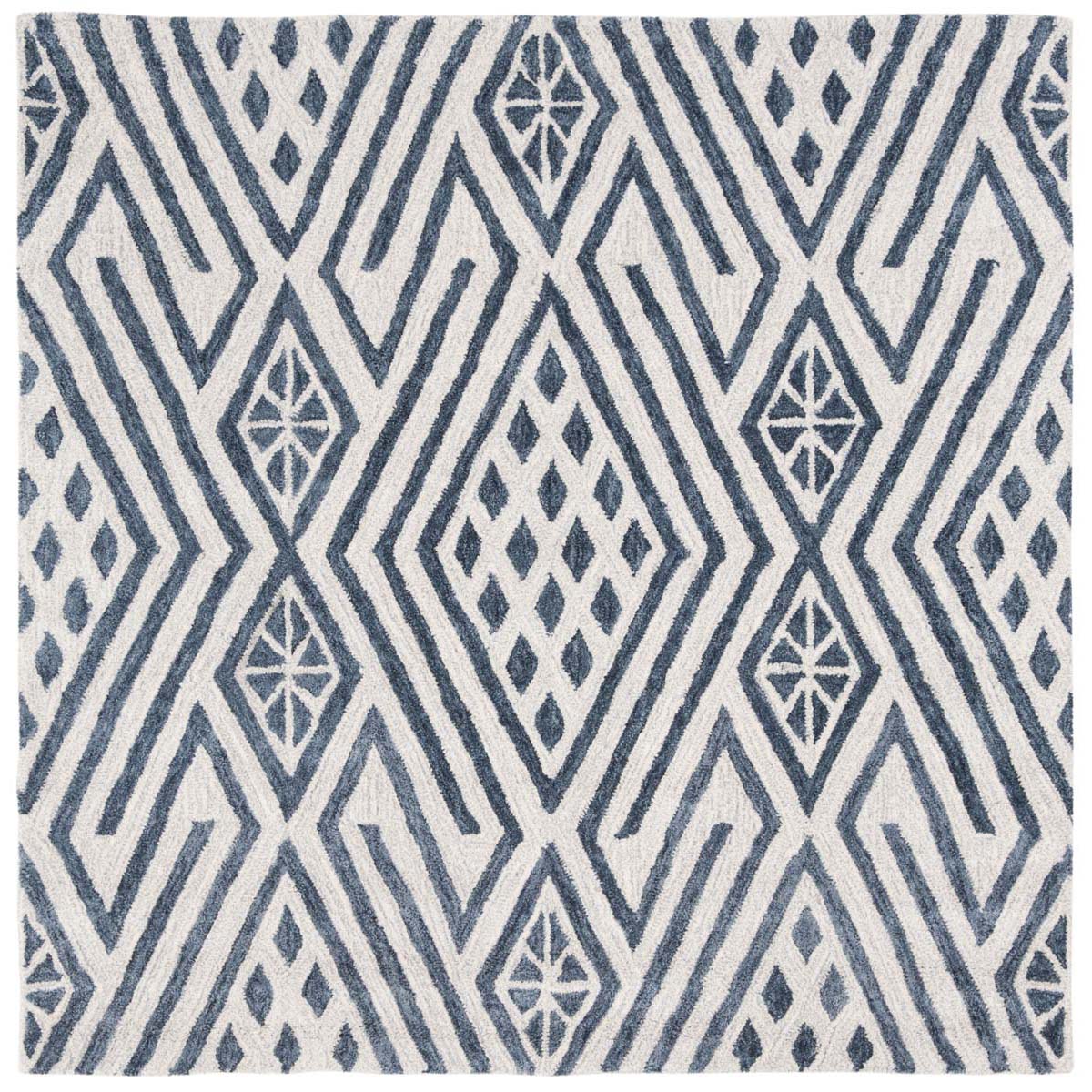 Safavieh Micro-Loop 611 Rug, MLP611 - Blue / Ivory