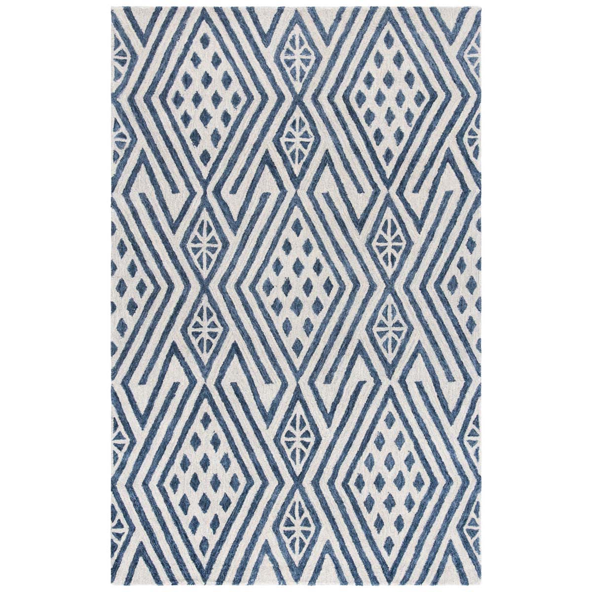 Safavieh Micro-Loop 611 Rug, MLP611 - Blue / Ivory