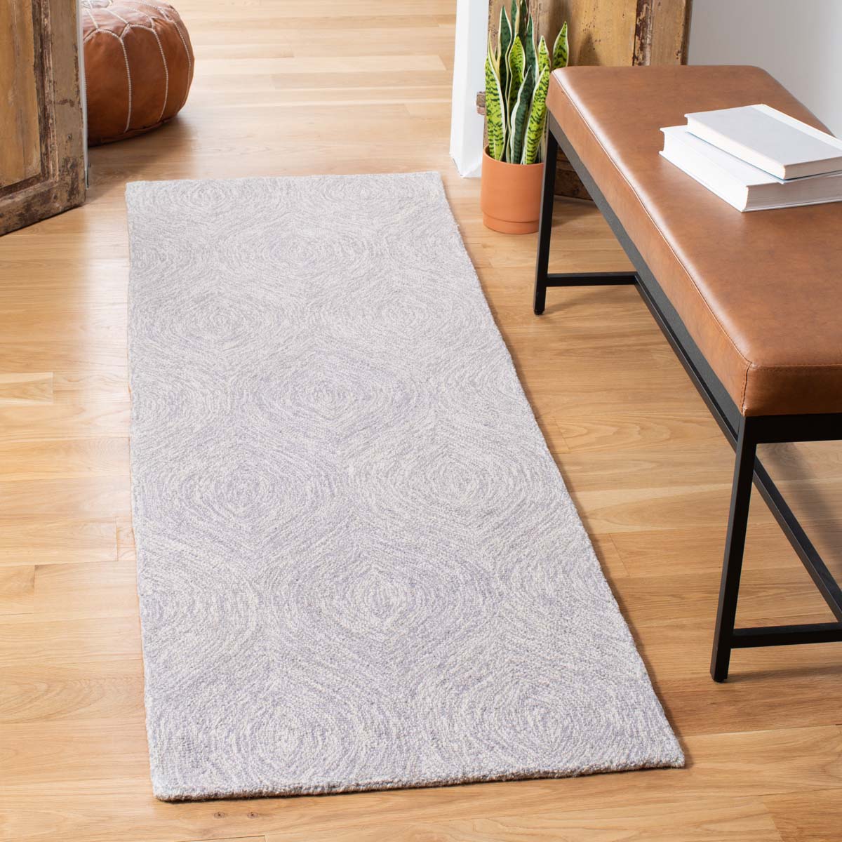 Safavieh Micro-Loop 615 Rug, MLP615 - Silver / Ivory