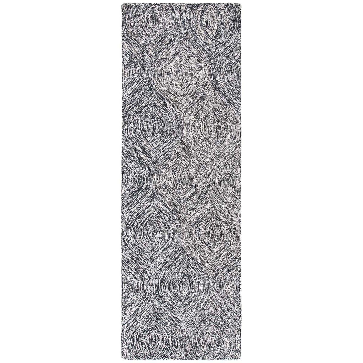 Safavieh Micro-Loop 615 Rug, MLP615 - Black / Ivory