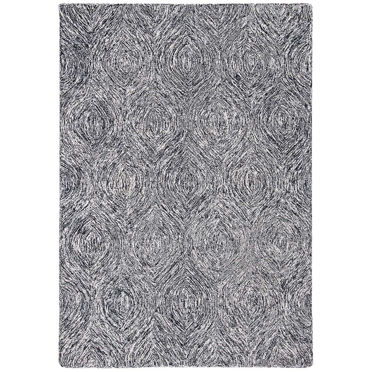 Safavieh Micro-Loop 615 Rug, MLP615 - Black / Ivory
