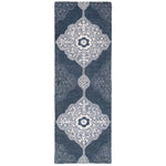 Safavieh Micro-Loop 620 Rug, MLP620 - Grey / Navy
