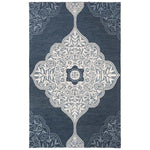 Safavieh Micro-Loop 620 Rug, MLP620 - Grey / Navy