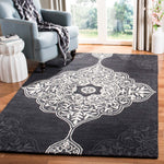 Safavieh Micro-Loop 620 Rug, MLP620 - Charcoal