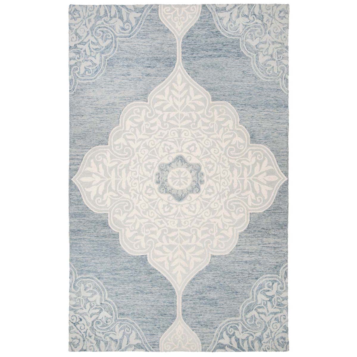 Safavieh Micro-Loop 620 Rug, MLP620 - Blue / Ivory