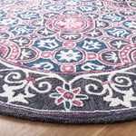 Safavieh Micro-Loop 632 Rug, MLP632 - Ivory / Pink