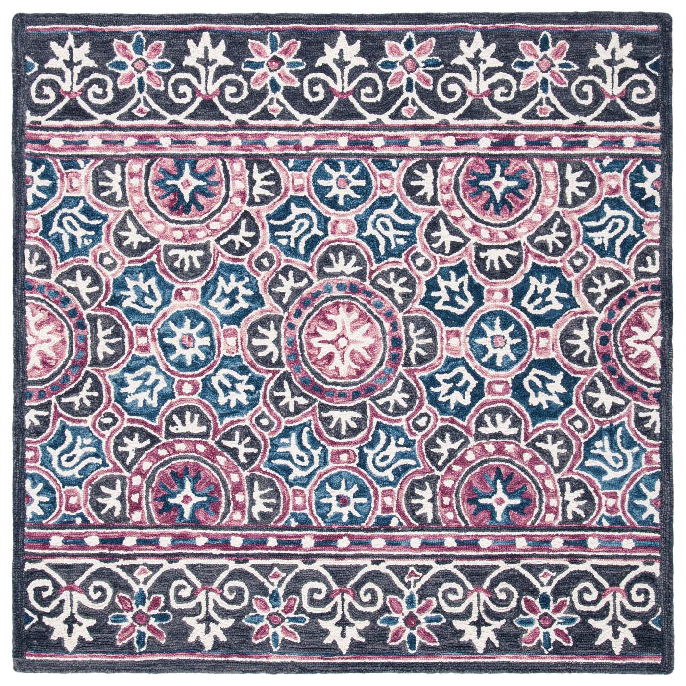 Safavieh Micro-Loop 632 Rug, MLP632 - Ivory / Pink
