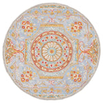 Safavieh Micro-Loop 634 Rug, MLP634 - Green / Grey