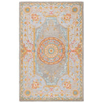 Safavieh Micro-Loop 634 Rug, MLP634 - Green / Grey