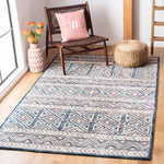 Safavieh Micro-Loop 637 Rug, MLP637 - Pink / Blue