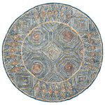 Safavieh Micro-Loop 638 Rug, MLP638 - Green / Blue