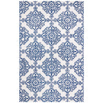 Safavieh Micro-Loop 647 Rug, MLP647 - Ivory / Blue