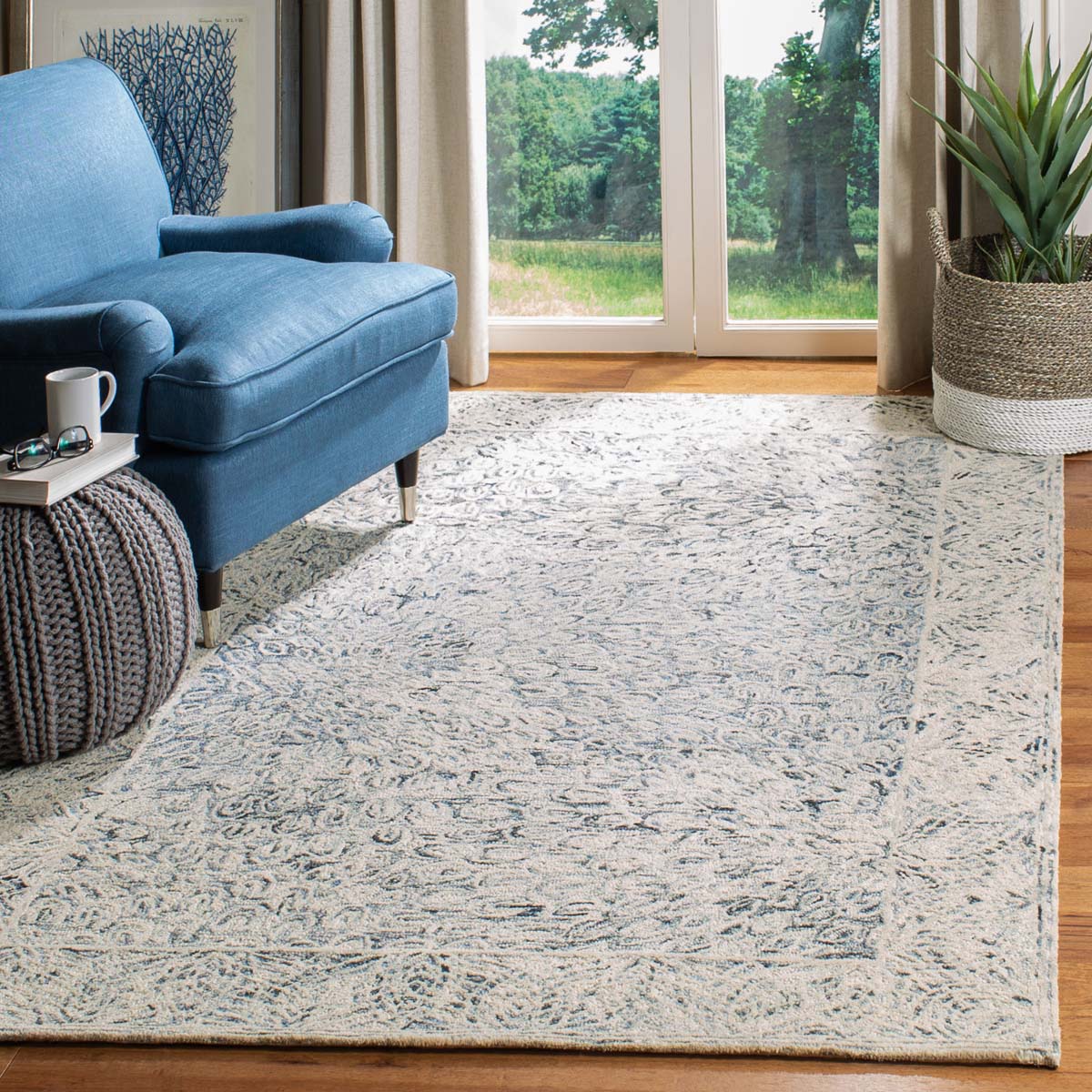 Safavieh Micro-Loop 755 Rug, MLP755 - Charcoal