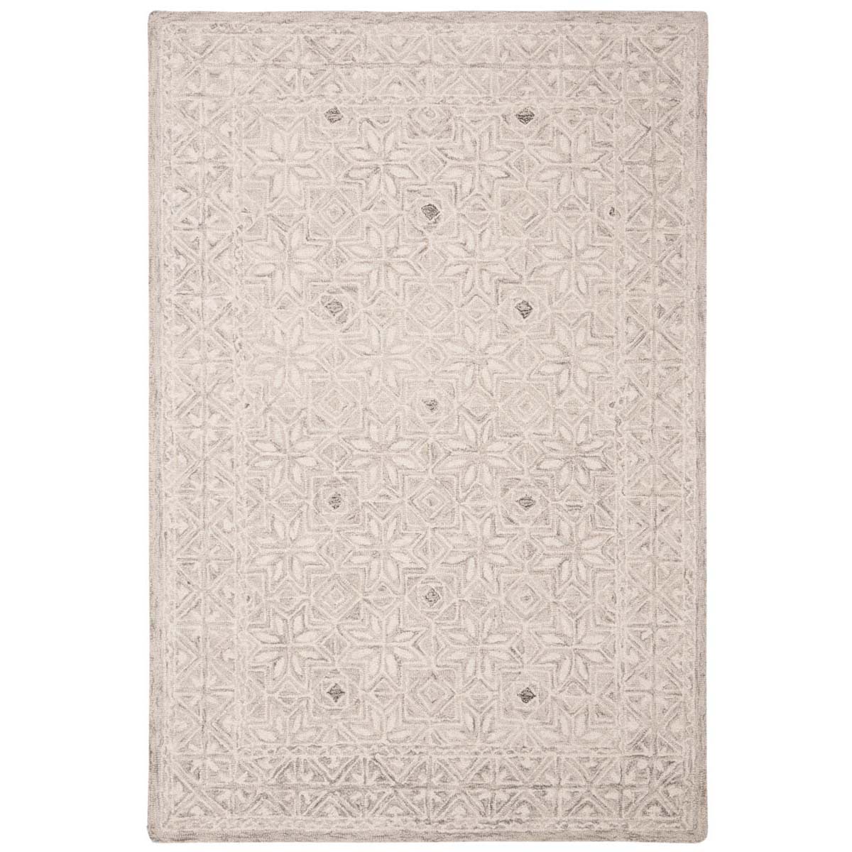 Safavieh Micro-Loop 802 Rug, MLP802 - Silver / Ivory