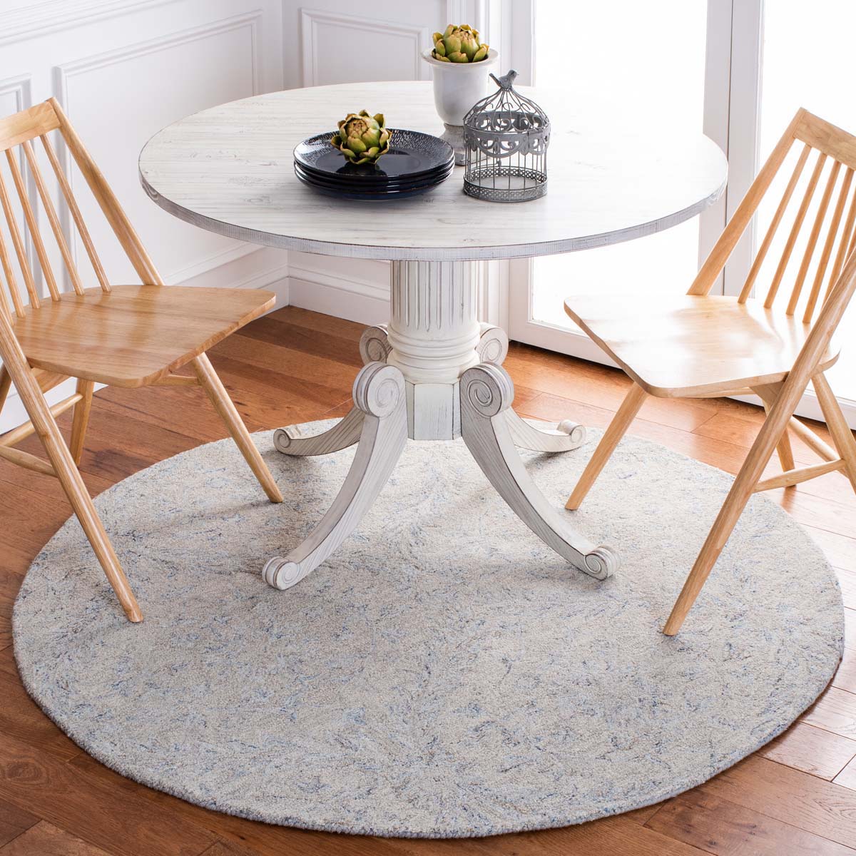 Safavieh Micro-Loop 875 Rug, MLP875 - Grey / Blue