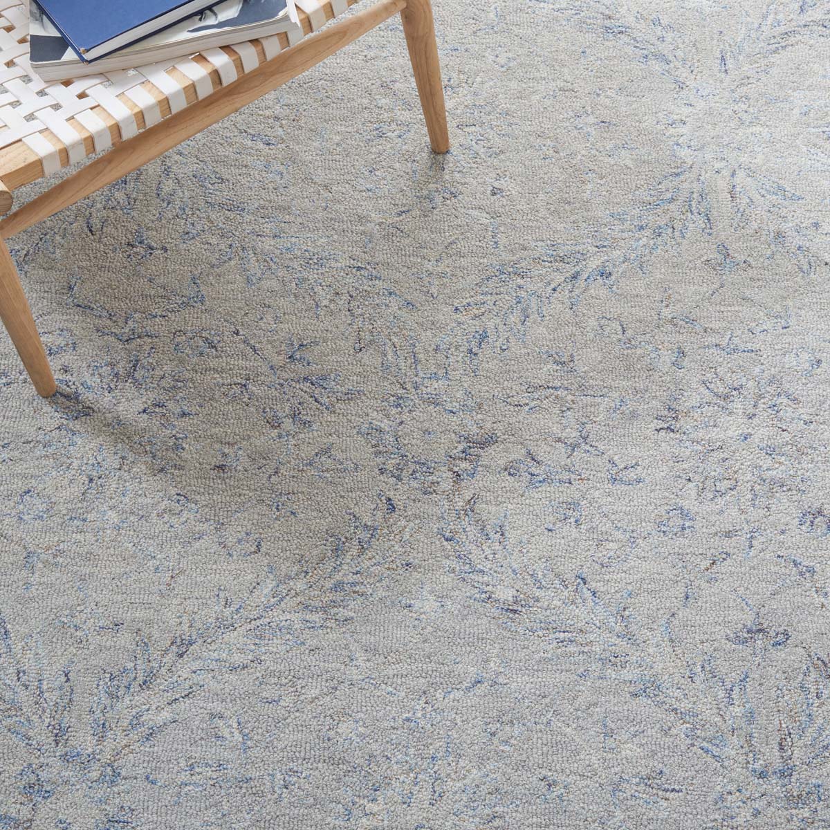 Safavieh Micro-Loop 875 Rug, MLP875 - Grey / Blue