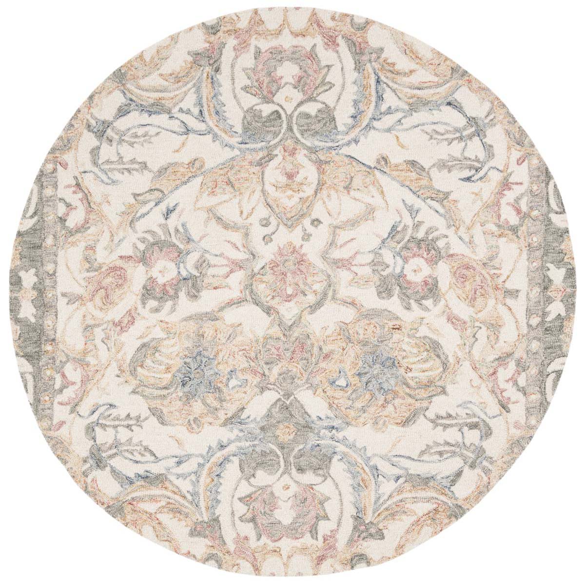 Safavieh Micro-Loop 901 Rug, MLP901 - Ivory / Blue