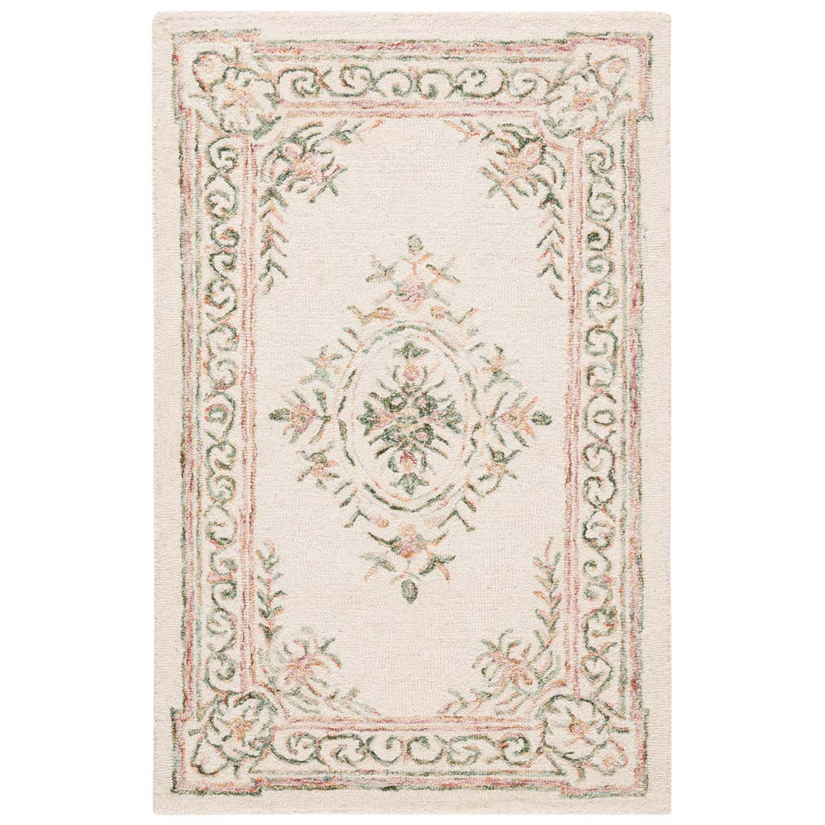 Safavieh Micro-Loop 902 Rug, MLP902 - Ivory / Fuchsia