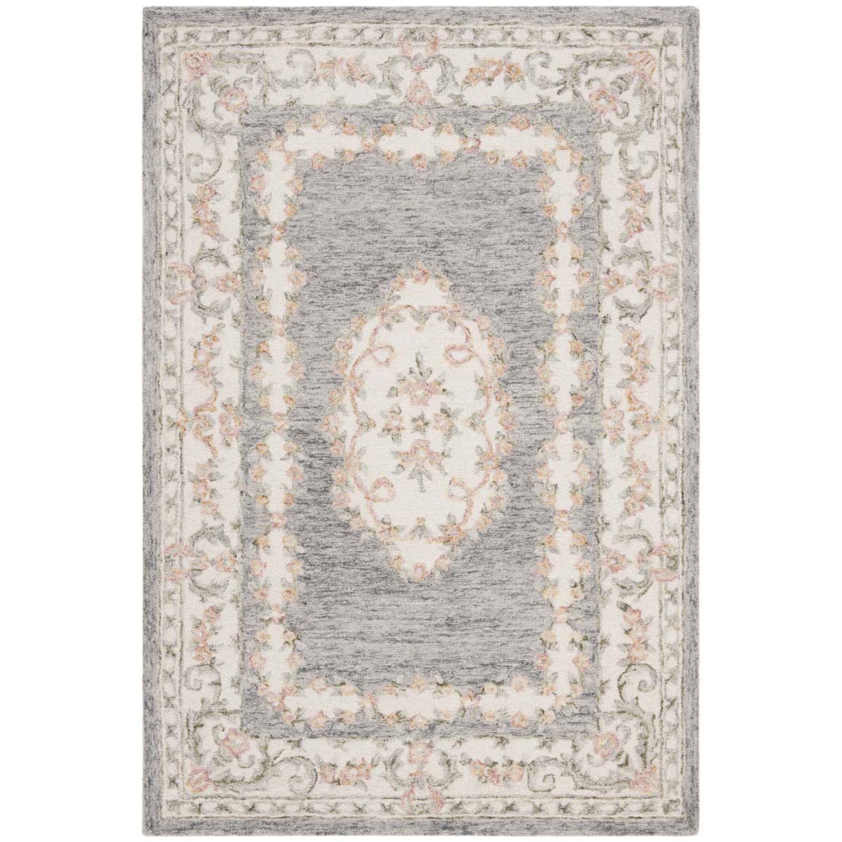 Safavieh Micro-Loop 903 Rug, MLP903 - Grey / Ivory