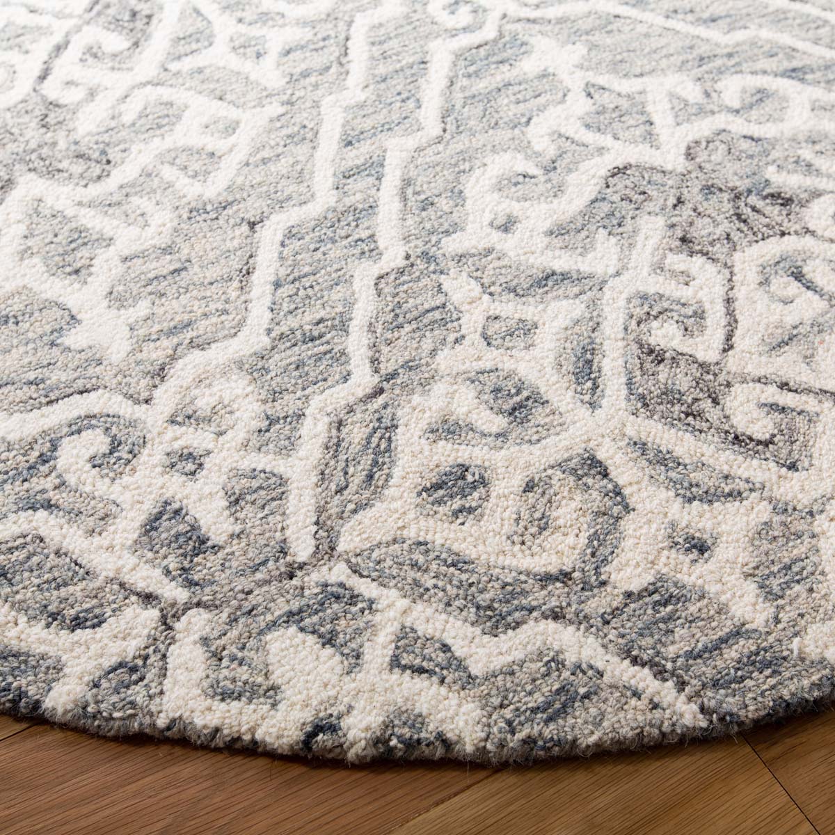 Safavieh Micro-Loop 905 Rug, MLP905 - Grey / Ivory
