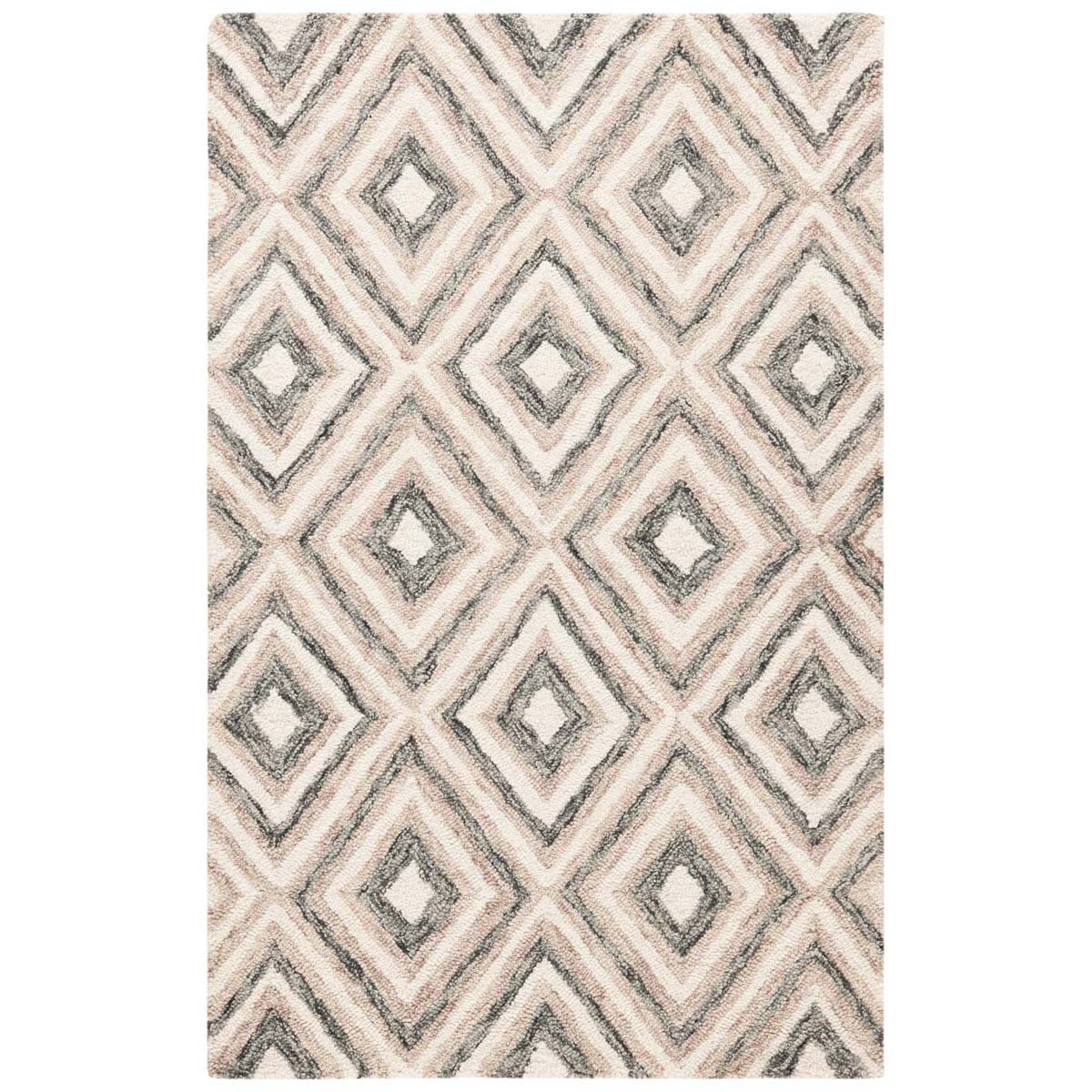 Safavieh Micro-Loop 906 Rug, MLP906 - Grey / Ivory