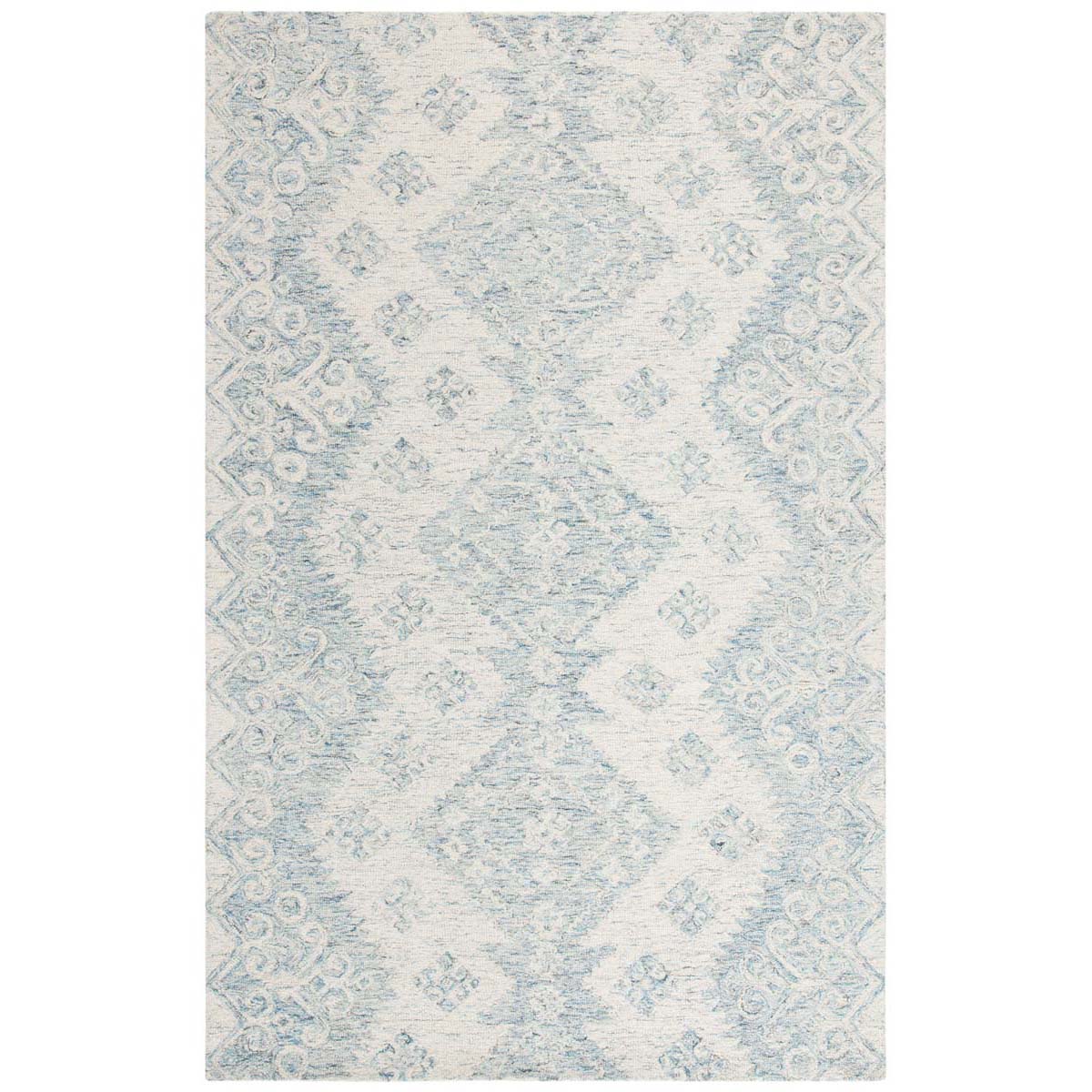 Safavieh Micro-Loop 951 Rug, MLP951 - Ivory / Blue