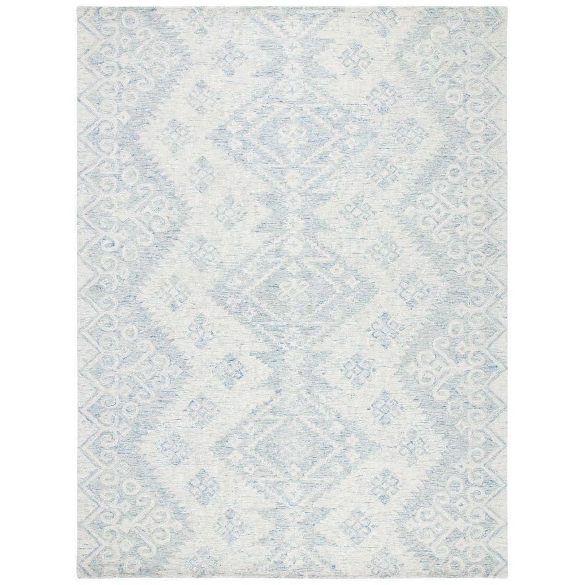 Safavieh Micro-Loop 951 Rug, MLP951 - Ivory / Blue