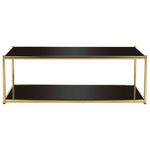 Safavieh Zola Glass Coffee Table , MMT6000 - Gold