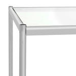 Safavieh Lilias Glass End Table , MMT6001 - Chrome