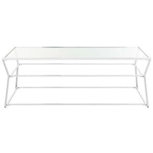 Safavieh Ellie Glass Coffee Table , MMT6004
