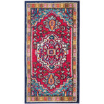 Safavieh Monaco 207 Rug, MNC207 - RED / TURQUOISE