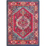 Safavieh Monaco 207 Rug, MNC207 - RED / TURQUOISE