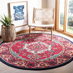 Safavieh Monaco 207 Rug, MNC207 - RED / TURQUOISE