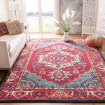 Safavieh Monaco 207 Rug, MNC207 - RED / TURQUOISE