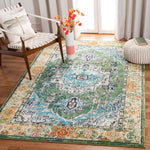 Safavieh Monaco 207 Rug, MNC207 - GREEN / TURQUOISE