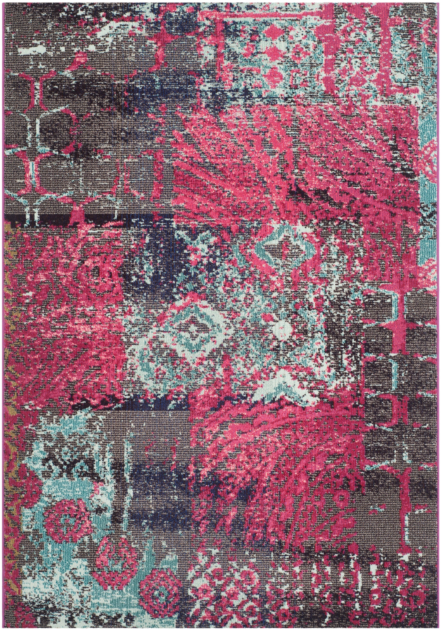 Safavieh Monaco 210 Rug, MNC210 - PINK / MULTI