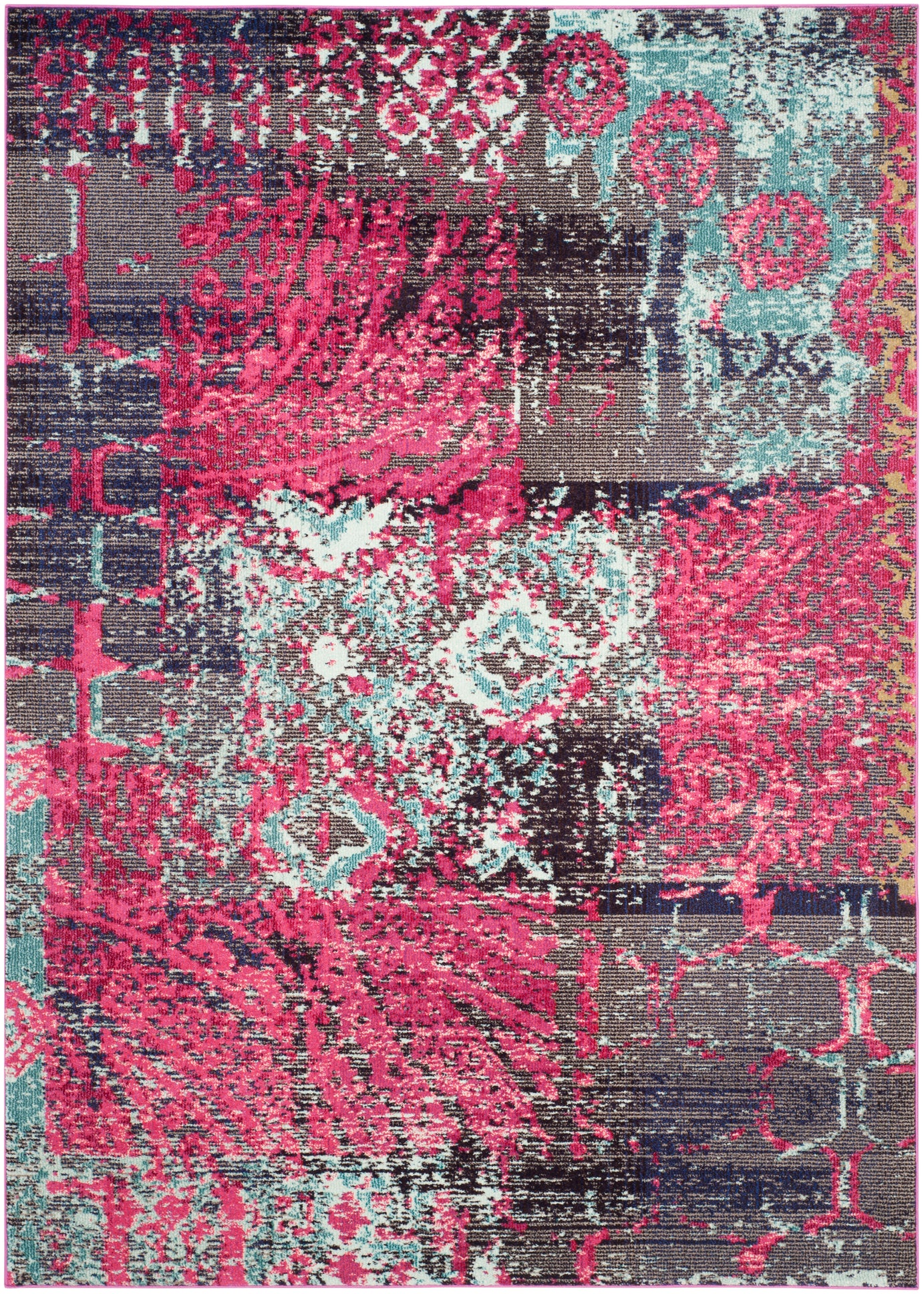 Safavieh Monaco 210 Rug, MNC210 - PINK / MULTI