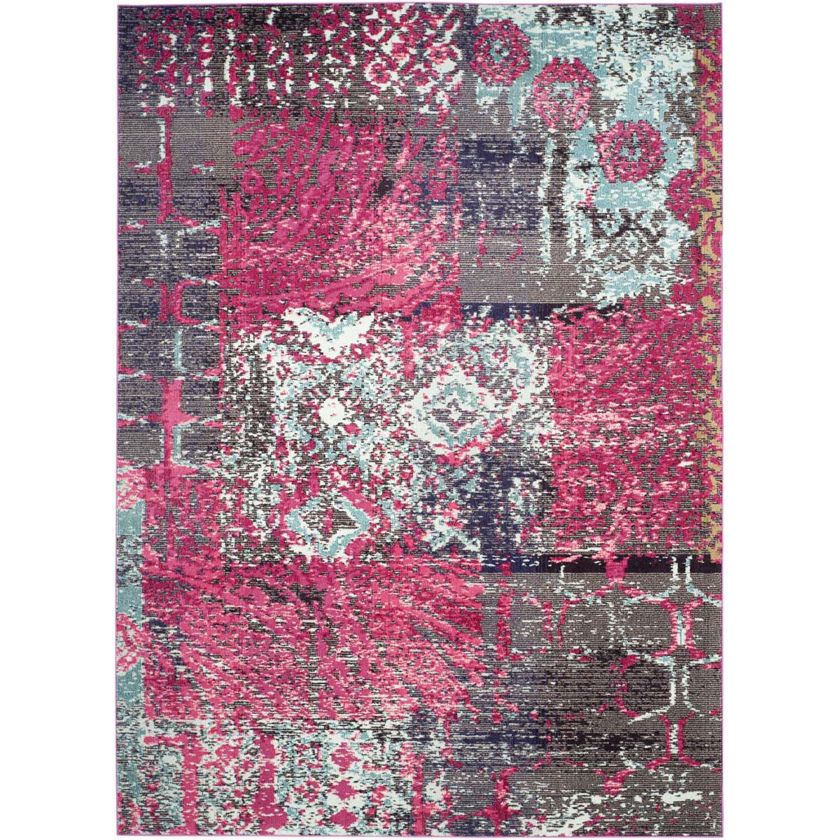 Safavieh Monaco 210 Rug, MNC210 - PINK / MULTI