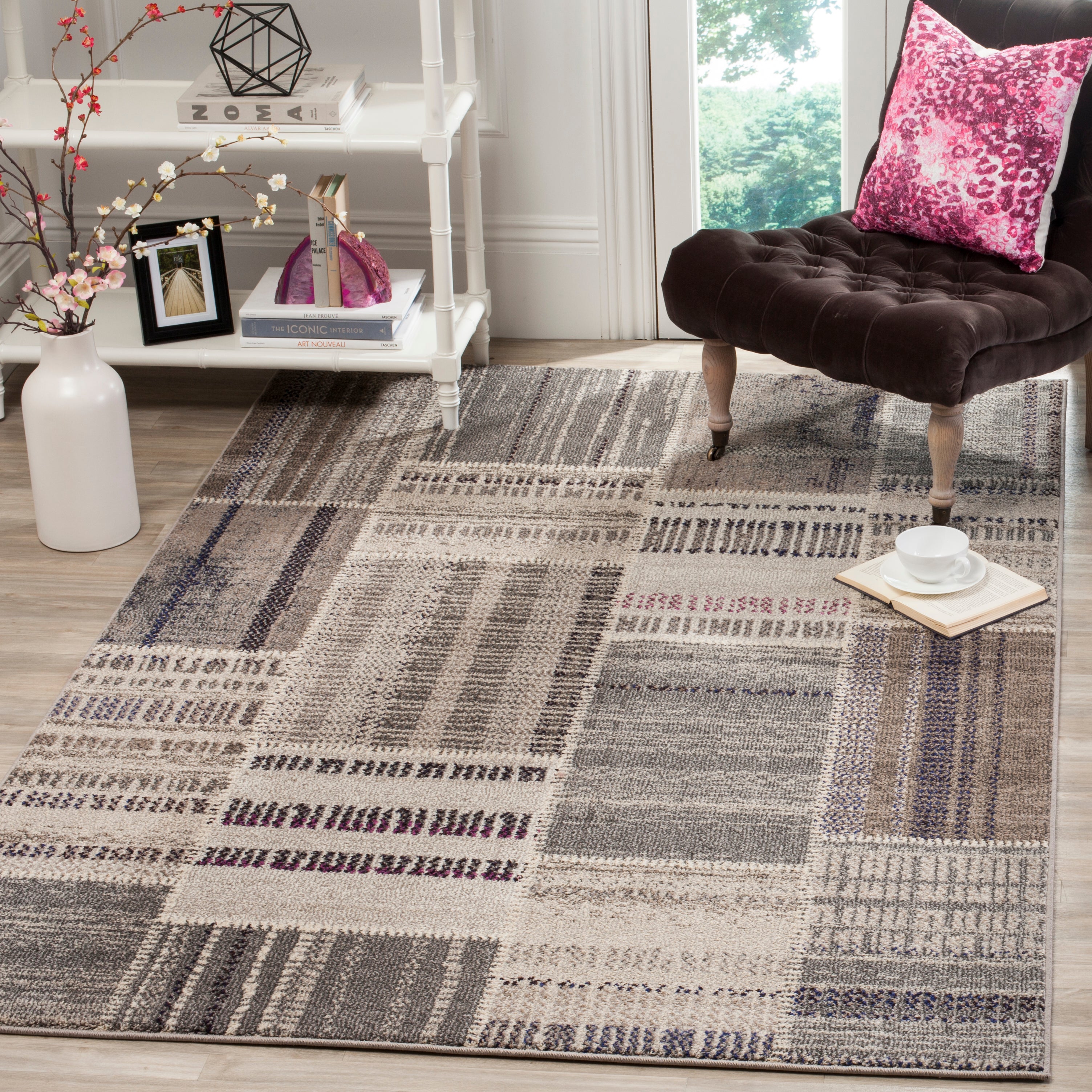 Safavieh Monaco 215 Rug, MNC215 - GREY / MULTI