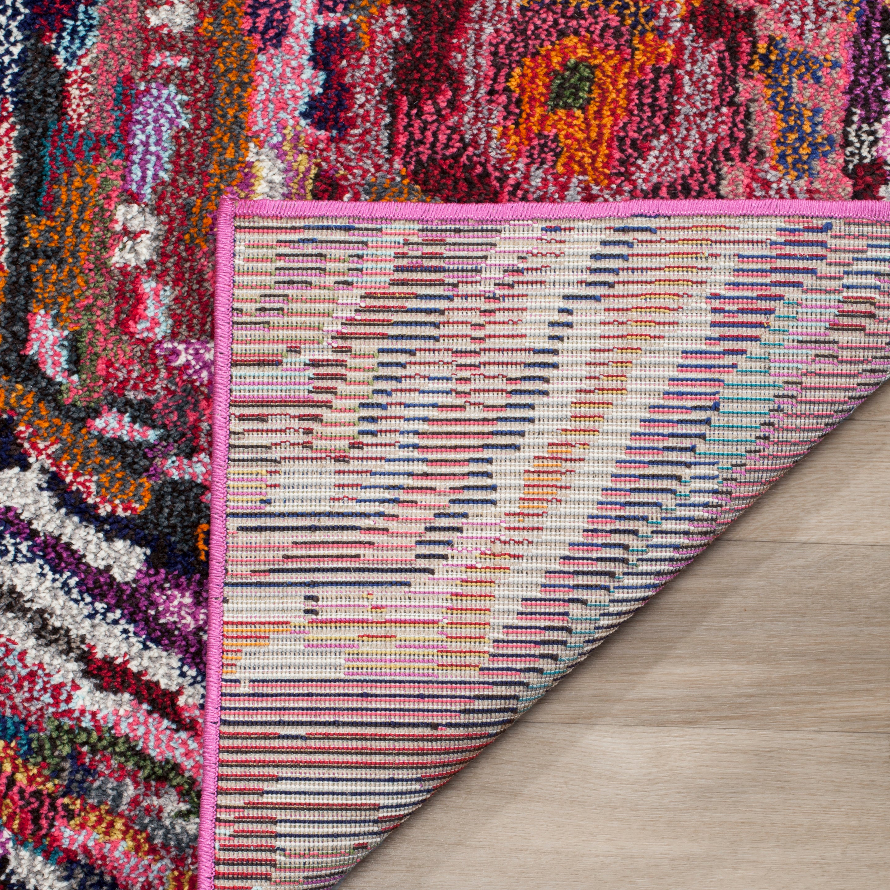 Safavieh Monaco 224 Rug, MNC224 - PINK / MULTI