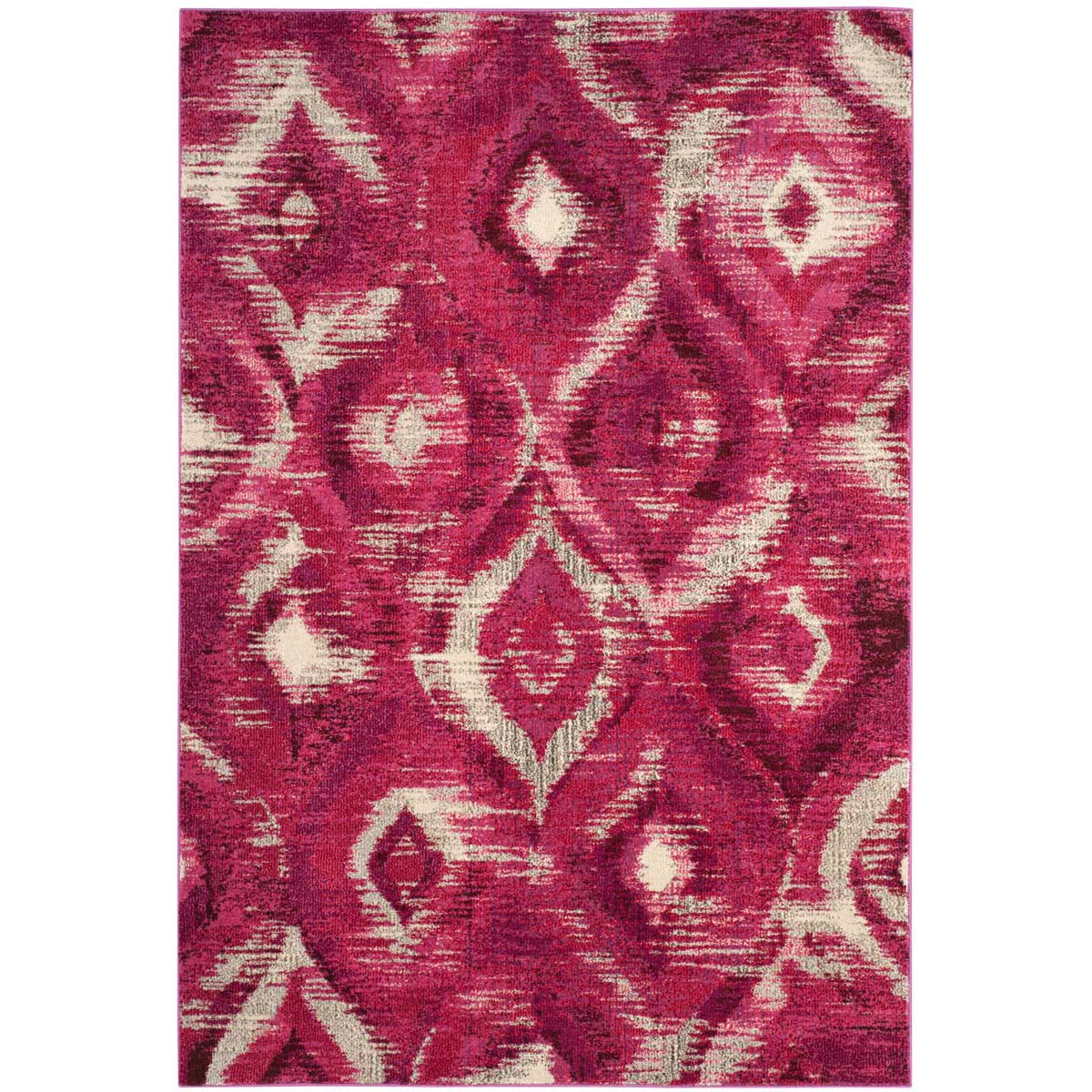 Safavieh Monaco 242 Rug, MNC242 - FUCHSIA / CREAM