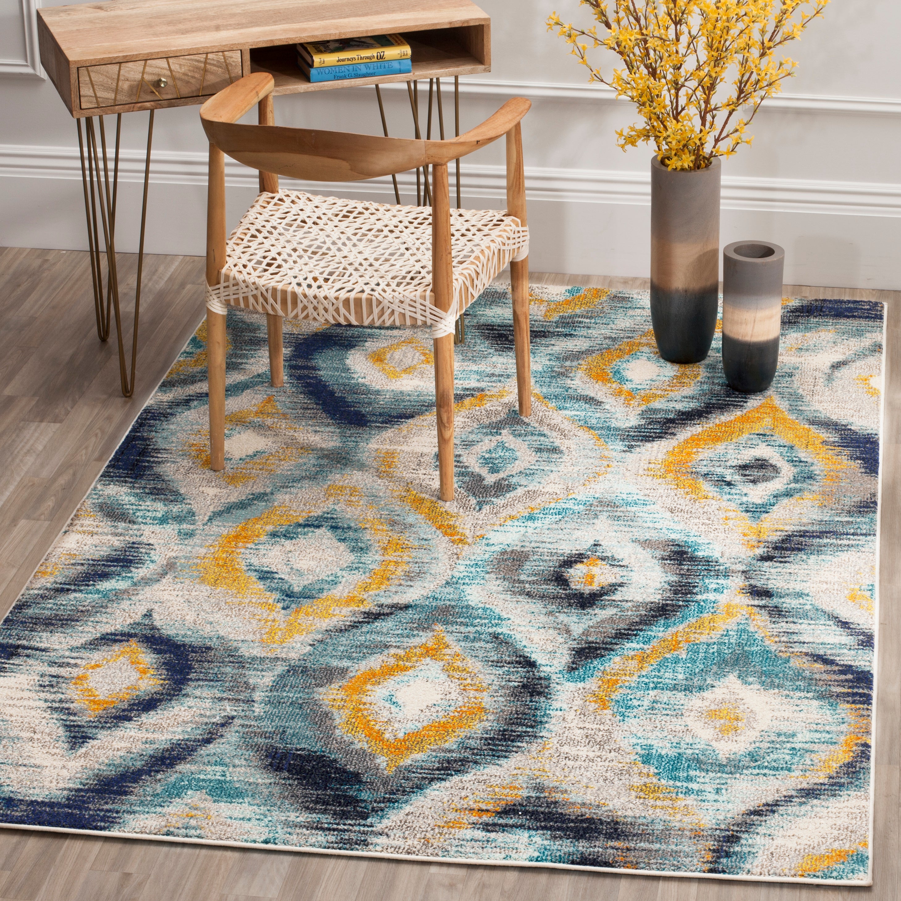Safavieh Monaco 242 Rug, MNC242 - BLUE / MULTI