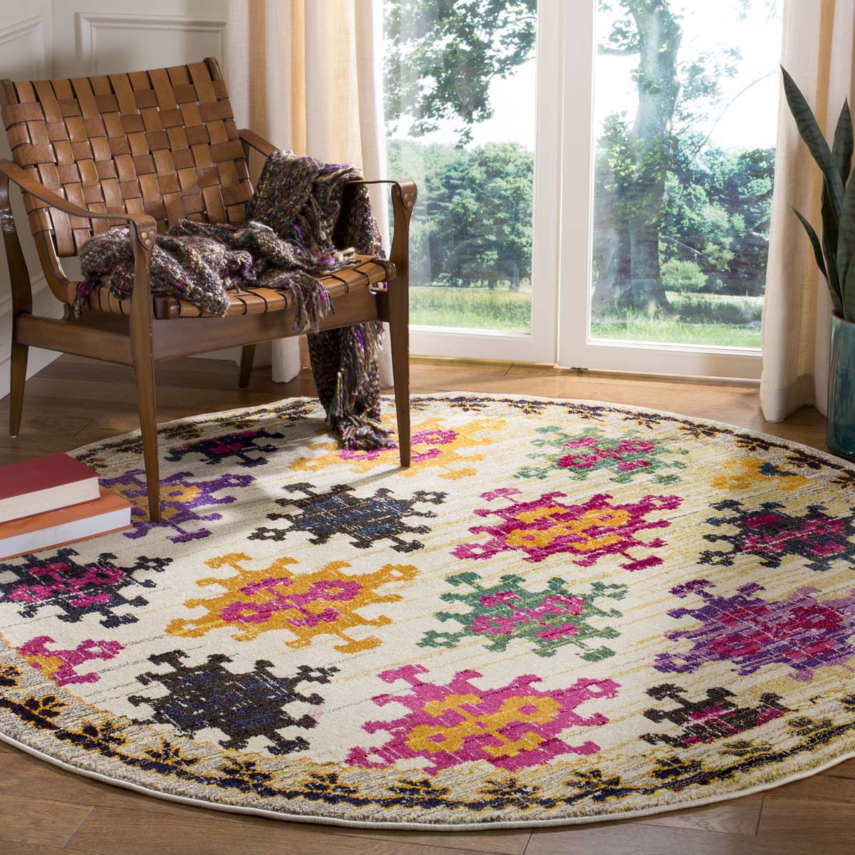 Safavieh Monaco 244 Rug, MNC244 - IVORY / MULTI