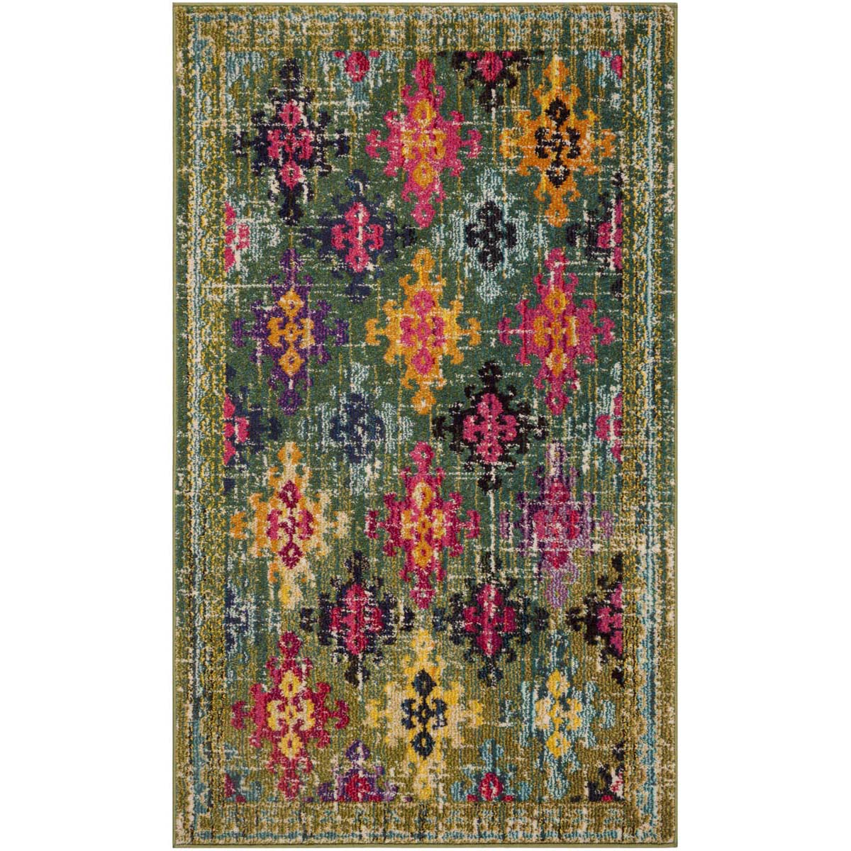 Safavieh Monaco 244 Rug, MNC244 - GREEN / MULTI