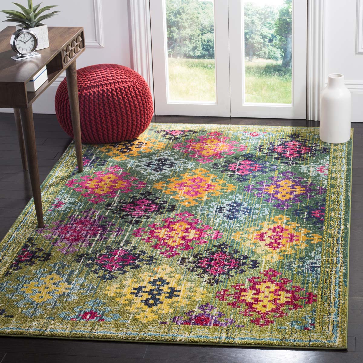 Safavieh Monaco 244 Rug, MNC244 - GREEN / MULTI